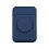 Чехол-бумажник Uniq FLIXA Magnetic card holder, с функцией стенда, синий